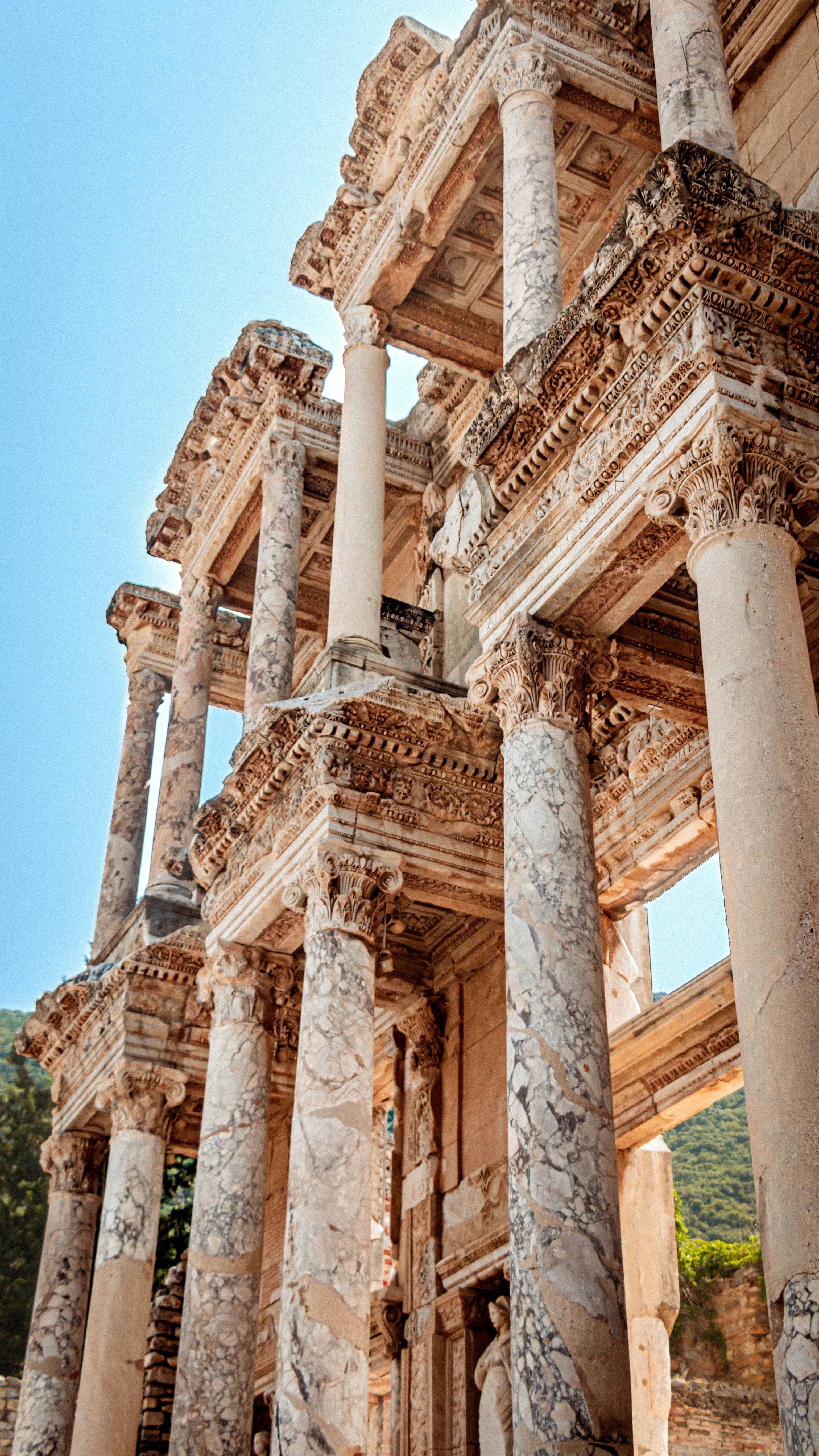 Ephesus Celsus Library Columns